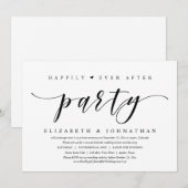 Bruiloftsontbijt diner, Happily Ever After-feest Kaart (Voorkant / Achterkant)