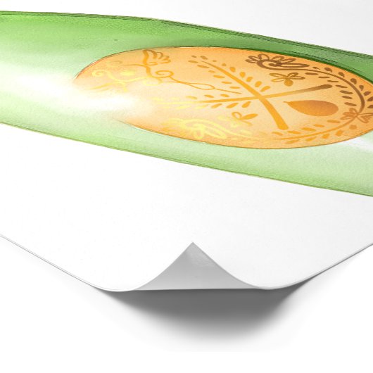 Bruiloftsontvangst met brunch en bubbelige patisse poster (Hoek)