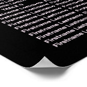 Bruiloftspartij Roze Bloemige Geometrische Zwarte Poster (Hoek)