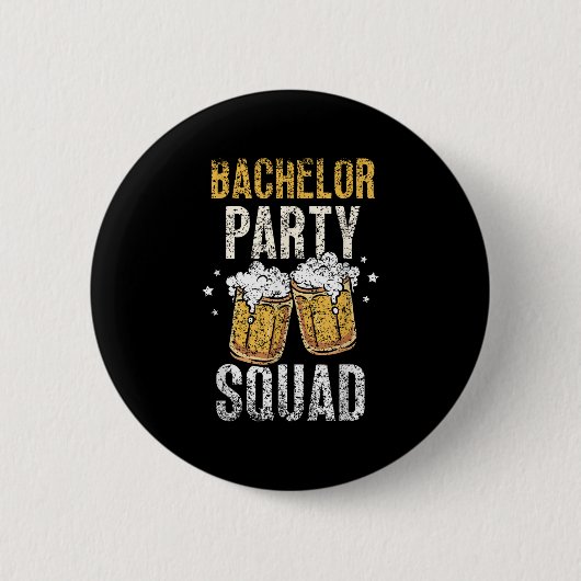 Bruiloftspartij Team Bruid Bruidegom _4 Ronde Button 5,7 Cm (Voorkant)