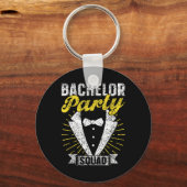 Bruiloftspartij Team Bruidegom Team Bruid Bachelor Sleutelhanger (Voorkant)