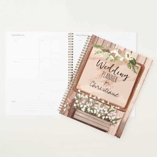 Bruiloftsplanner voor landelijke schuur | Foto & N Planner (Display)