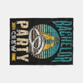 Bruiloftsploeg Bruidegom Bruid Team Fleece Deken (Voorkant (Horizontaal))