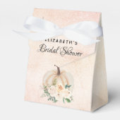 Bruiloftspompfeenzalige room roze goud bedankdoosjes (Voorkant Zijde)