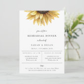 Bruiloftsprobediner in de zonneschijn aankondiging (Staand voorkant)