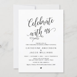 Bruiloftsproefdiners, Eenvoudig Klasse Zwart, Kaart