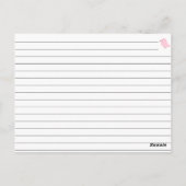 Bruiloftsreceptenkaarten Briefkaart (Achterkant)