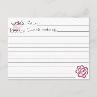 Bruiloftsreceptenkaarten Briefkaart