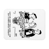 Bruiloftsreceptie Bruidegom heeft een Dartspel Magneet (Horizontaal)