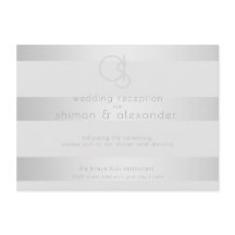 Bruiloftsreceptie | Lichtgevende Zilveren Strepen