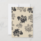 Bruiloftsreceptie Masala Flora Kaart (Achterkant)