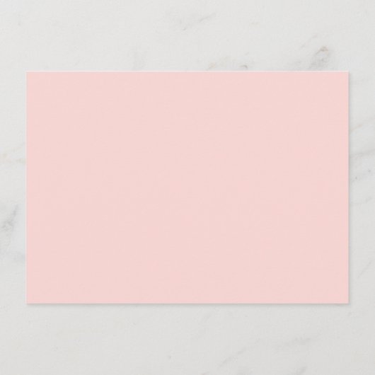 Bruiloftsreceptie | Monogram Koralen Geruit Papier Informatiekaartje (Achterkant)