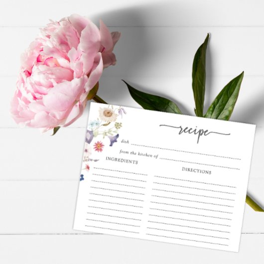 Bruiloftsreceptkaart