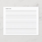 Bruiloftsreceptkaartjes met geometrische groene de (Achterkant)