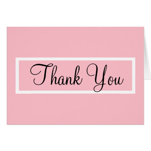 Bruiloftsroze rozen bedankt (Voorkant Horizontaal)