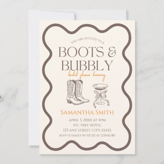 Bruiloftssalon met Sfeer - Handgeïllustreerd Kaart (Voorkant)