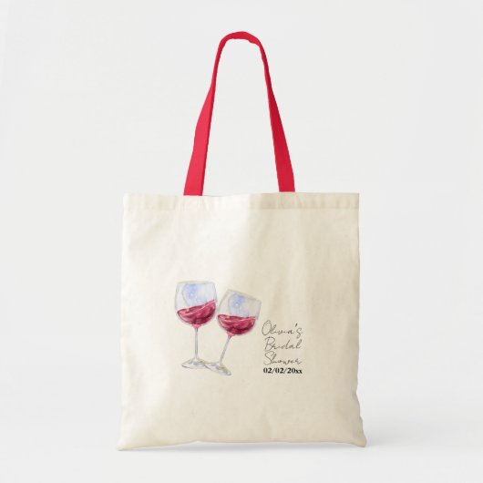 Bruiloftssalon voor wijnboerderij tote bag (Voorkant)