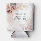 Bruiloftsscript Pampasgras Terracotta Blikjeskoeler (Voorkant)