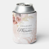 Bruiloftsscript Pampasgras Terracotta Blikjeskoeler (Blikje Achterkant)