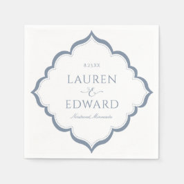 bruiloftsservetten | Eenvoudige elegantie (Dusty B Servetten