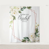 Bruiloftsshower Achtergrond Foto Prop Groene Decor Wandkleed (Voorkant)