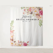 Bruiloftsshower Achtergrond - Fotorekwisiet - Foto Wandkleed (Voorkant)
