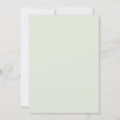 Bruiloftsshower Bingo Spel met Groene Decoratie Kaart (Achterkant)