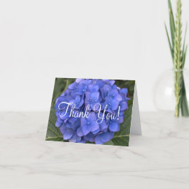Bruiloftsshower Blauwe Hortensia Dank Je Kaarten
