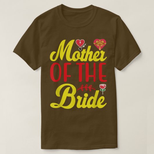 Bruiloftsshower Bruidsfeest Moeder Bruid Moeder va T-shirt (Design voorkant)