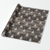 Bruiloftsshower Bruidsjurk rustieke party Cadeaupapier (Uitgerold)
