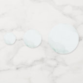 Bruiloftsshower Lavendel & Groen Bloemendesign Confetti (Achterkanten)