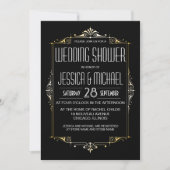 Bruiloftsshower met Thema Roaring Twenties | Art D Kaart (Voorkant)