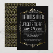 Bruiloftsshower met Thema Roaring Twenties | Art D Kaart (Voorkant / Achterkant)