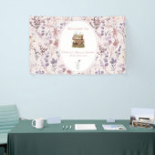 Bruiloftsshower wildbloem welkomstbord 'Nieuw hoof Spandoek (Beurs)