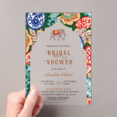 Bruiloftsshowers met levendige Indiase volksolifan Acryl Uitnodigingen (Insitu (Draagbaar))