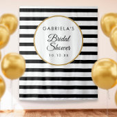 Bruiloftssluiers Bruine Streep Gouden Fotobackdrop Wandkleed