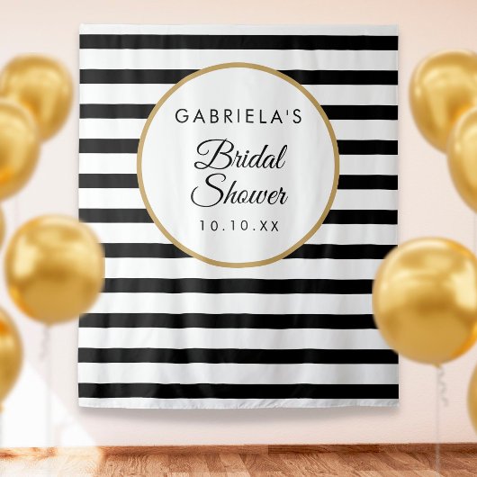 Bruiloftssluiers Bruine Streep Gouden Fotobackdrop Wandkleed