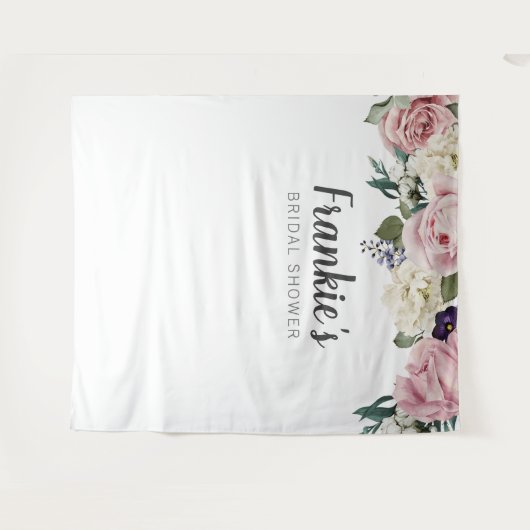 Bruiloftssluiting achtergrond - Fotohokje bruiloft Wandkleed (Voorkant (horizontaal))