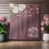 Bruiloftssluiting achtergrond metson jars, hortens wandkleed