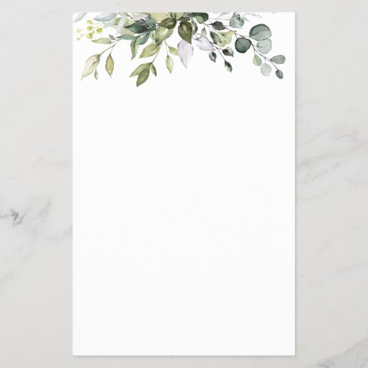 Bruiloftsspel Groene Decoratie Waar Waren Ze Flyer (Achterkant)