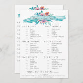 Bruiloftsspel Kaart (Voorkant / Achterkant)