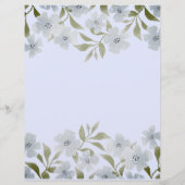 Bruiloftsspel met bloemendecor: Hij zei, zij zei Flyer (Achterkant)