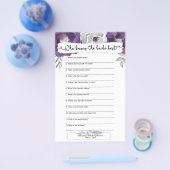 Bruiloftsspellen wie kent de bruid het beste 3963 flyer (Enkel)