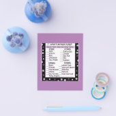 BRUILOFTSSPELLETJES FLYER (Enkel)