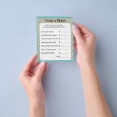 BRUILOFTSSPELLETJES FLYER (Hand)