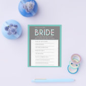 BRUILOFTSSPELLETJES FLYER (Enkel)