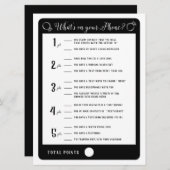 Bruiloftsspelletjes Wat staat er op je telefoon sp Kaart (Voorkant / Achterkant)