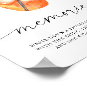 Bruiloftsspritz - herinneringen met de bruid poster (Hoek)