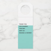 BRUILOFTSSUITE FLES HANGERS voor Bruid & Co (Achterkant)