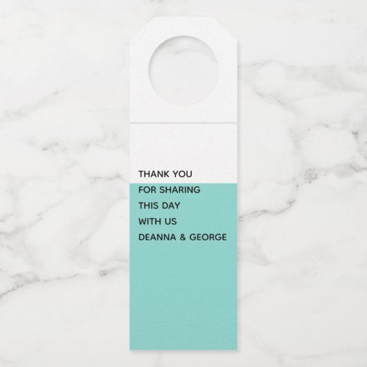 BRUILOFTSSUITE FLES HANGERS voor Bruid & Co (Achterkant)